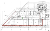 Büroraum mit einer hervorragenden Visibilität in Remscheid Zentrum - Grundrissplan